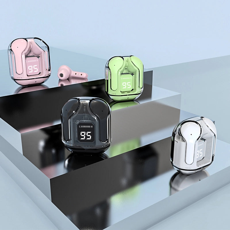 Fone Bluetooth Acefast® - Visor Digital Transparente