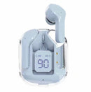 Fone Bluetooth Acefast® - Visor Digital Transparente