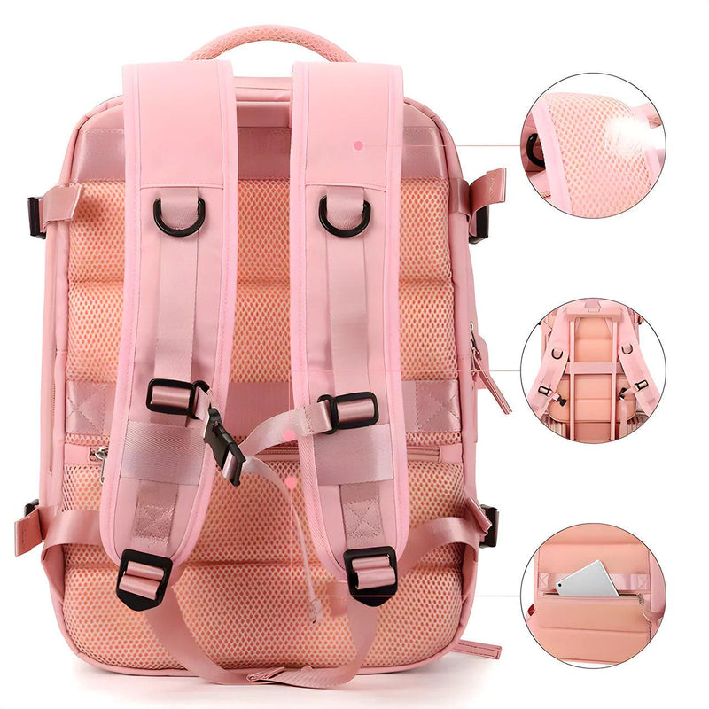 Mochila BellaJourney SmartTravel – Impermeável com USB
